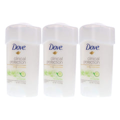 Dove Clinical Protection Cool Essentials three-pack packaging for convenient daily protection