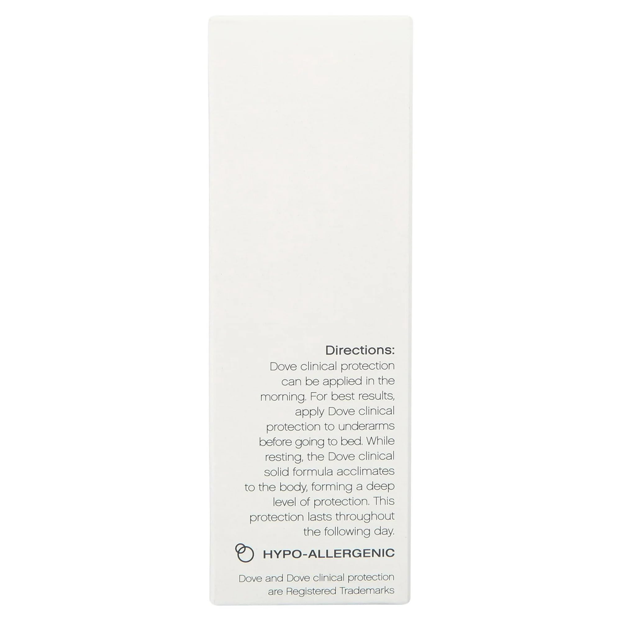Close-up of Dove Clinical Protection Cool Essentials 1.7 oz stick, compact and travel-friendly.