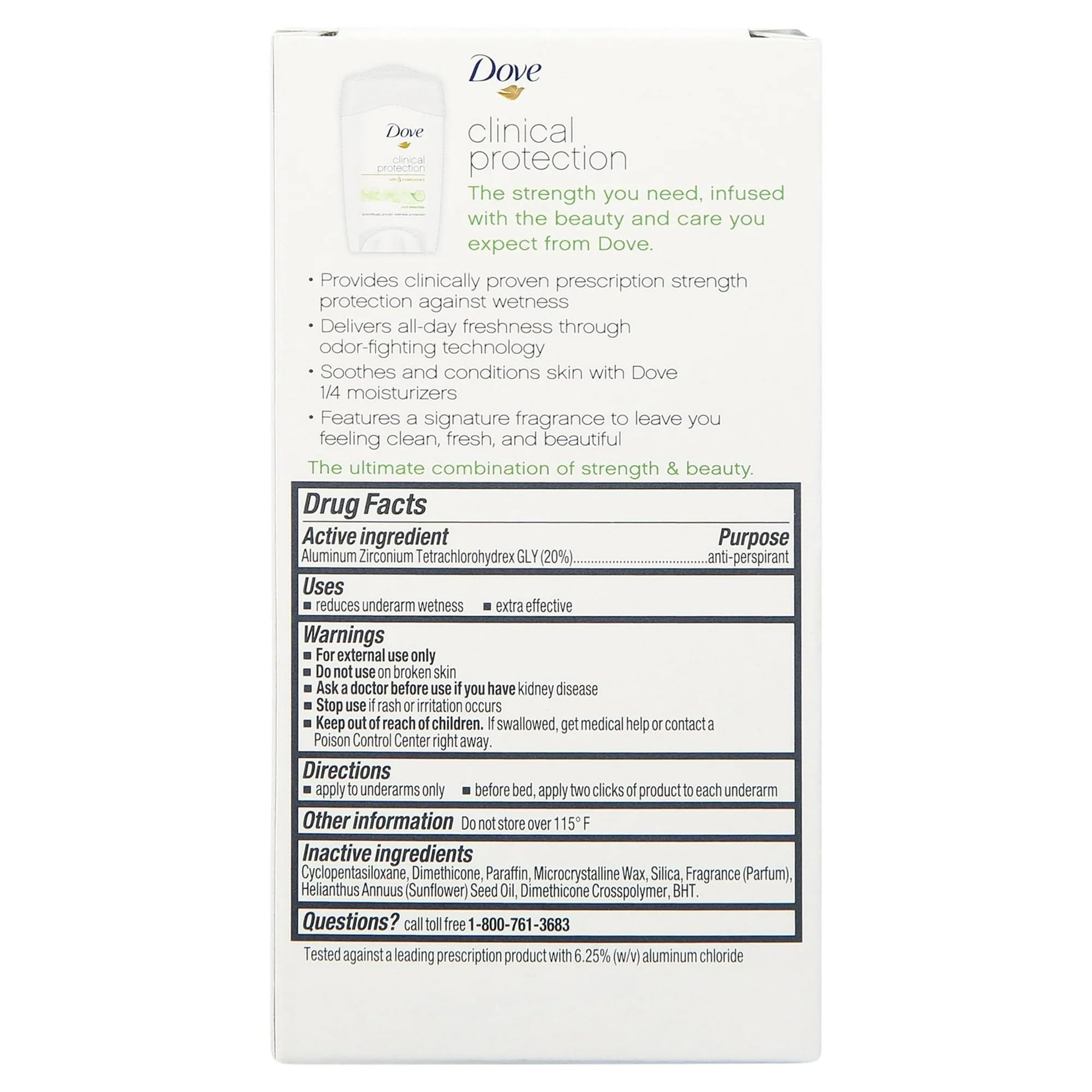 Dove Clinical Protection Cool Essentials stick ready for gym and daily routines.