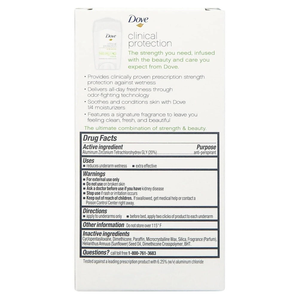 Dove Clinical Protection Cool Essentials stick ready for gym and daily routines.