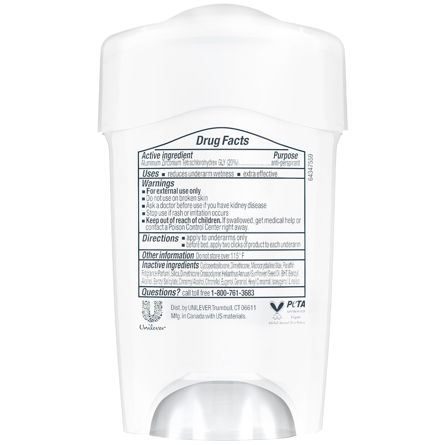 Dove Clinical Strength deodorant application demonstrating smooth glide and protection.