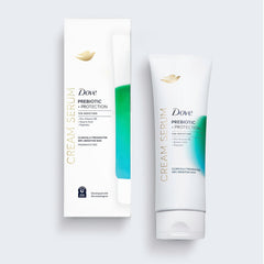 Dove Cream Serum on dry skin area showing improved texture