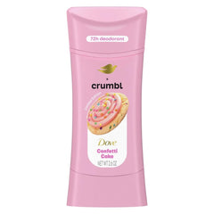 Dove Crumbl Confetti Cake body wash bottle front, perfect for refreshing daily showers