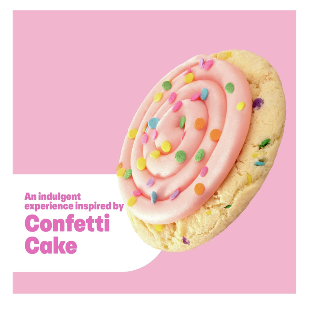 Dove Crumbl Confetti Cake scent illustration evokes bakery-inspired aroma