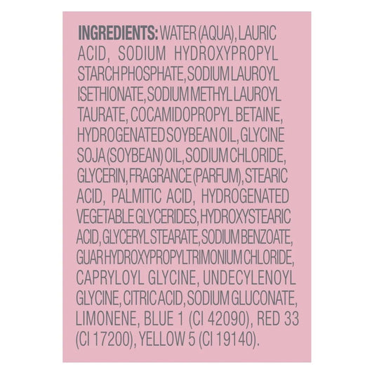 Dove Crumbl strawberry crumb body wash bottle ready for daily showers.
