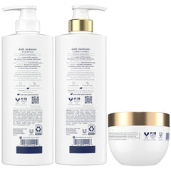 Dove Daily Moisture Conditioner pump bottle delivering frizz-free softness.