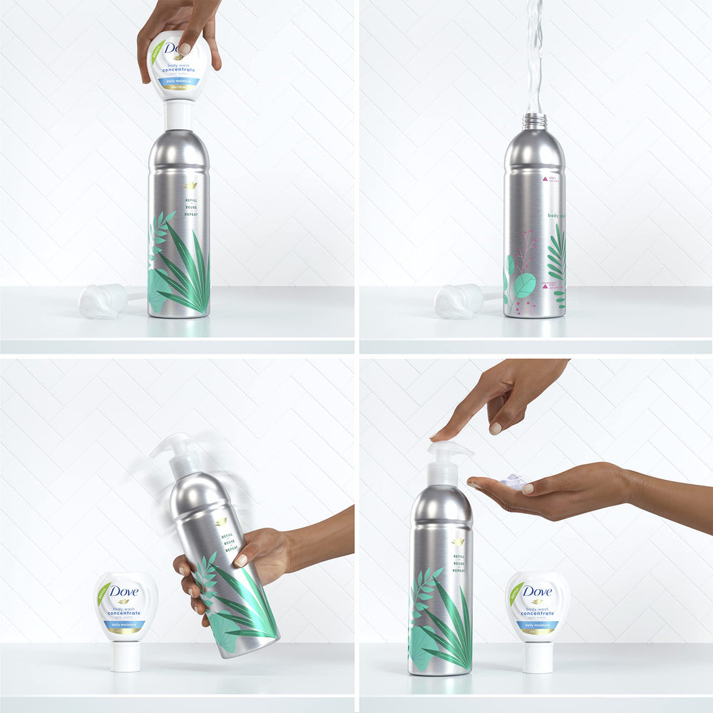 Dove cucumber fragrance refill option for daily moisture