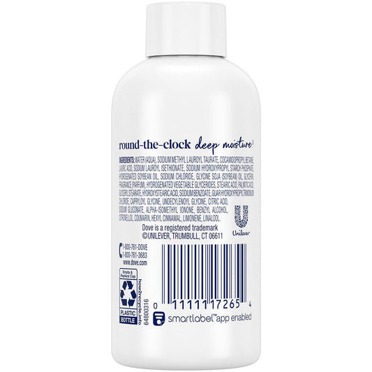 Dove Deep Moisture travel pack side view highlighting portable packaging.