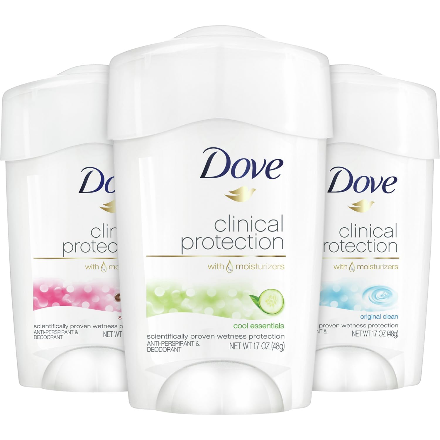 Dove Deodorant Cool Essentials stick for long-lasting freshness