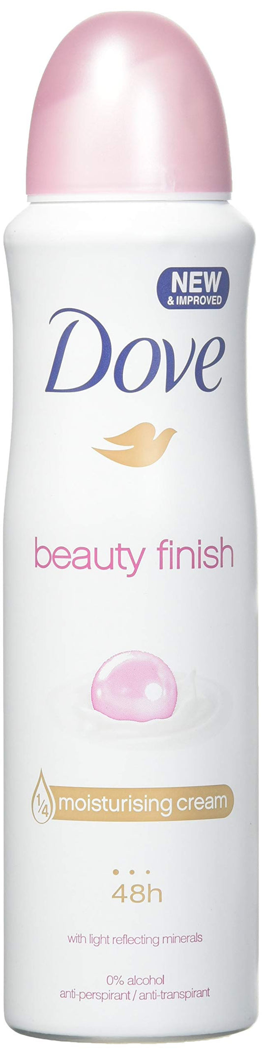 Dove Beauty Finish deodorant 6-pack shown for everyday protection and convenience.