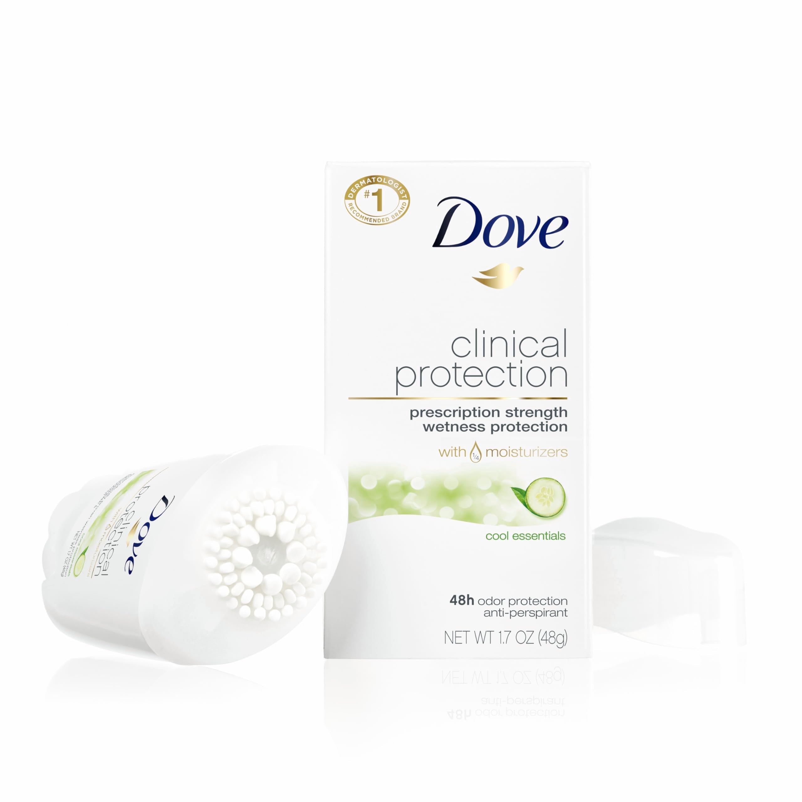 Packaging close-up of Dove 3-stick variety set