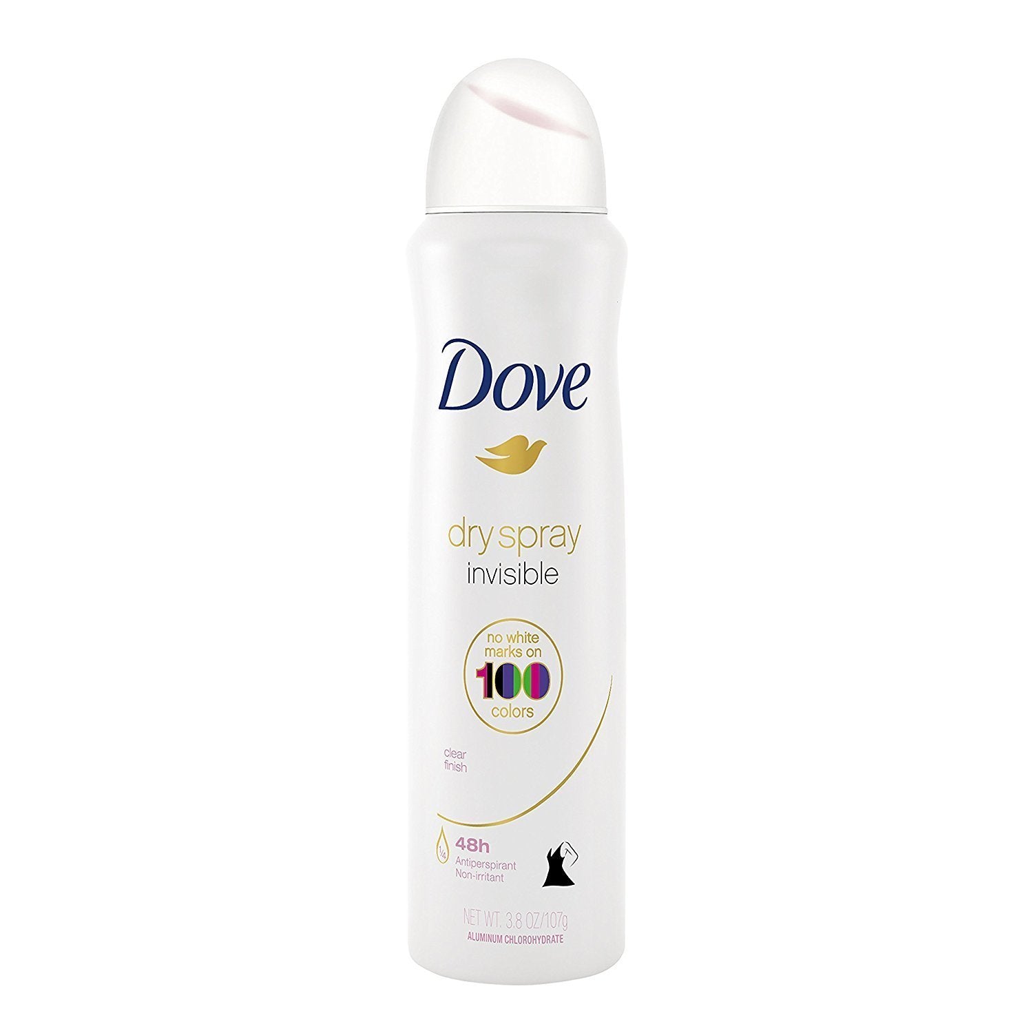Dove Dry Spray Clear Finish dries quickly with a lightweight feel.