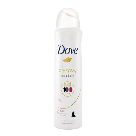 Dove Dry Spray Clear Finish dries quickly with a lightweight feel.