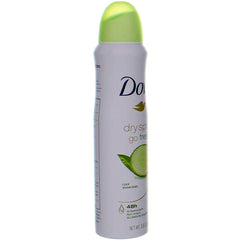 Dove Dry Spray Cool Essentials fast-drying formula leaves a clean feel