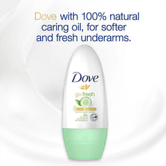 Dove Go Fresh travel-size roll-on ideal for on-the-go