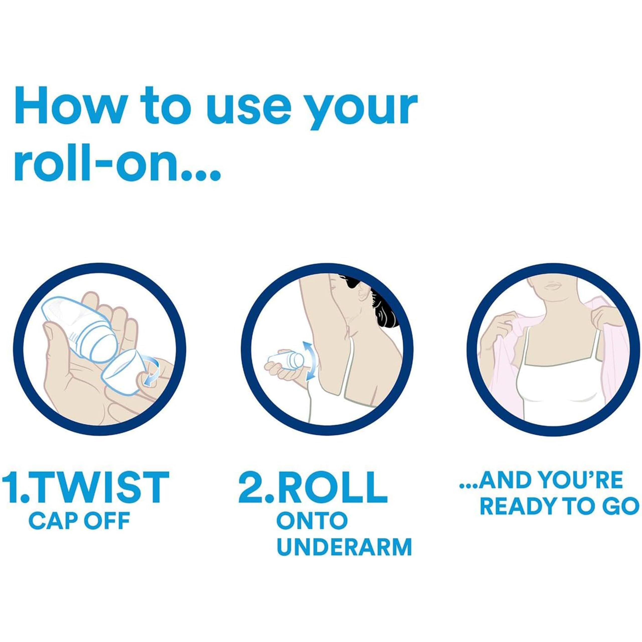 Dove Go Fresh roll-on bottle beside gym bag for daily use