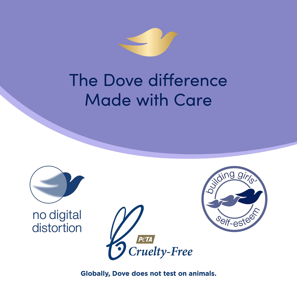 Dove Hair Therapy Brilliant Gloss branding with ceramide focus for healthier looking hair