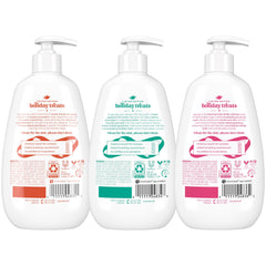 Dove Peppermint Bark hand soap bottle with refreshing minty aroma.