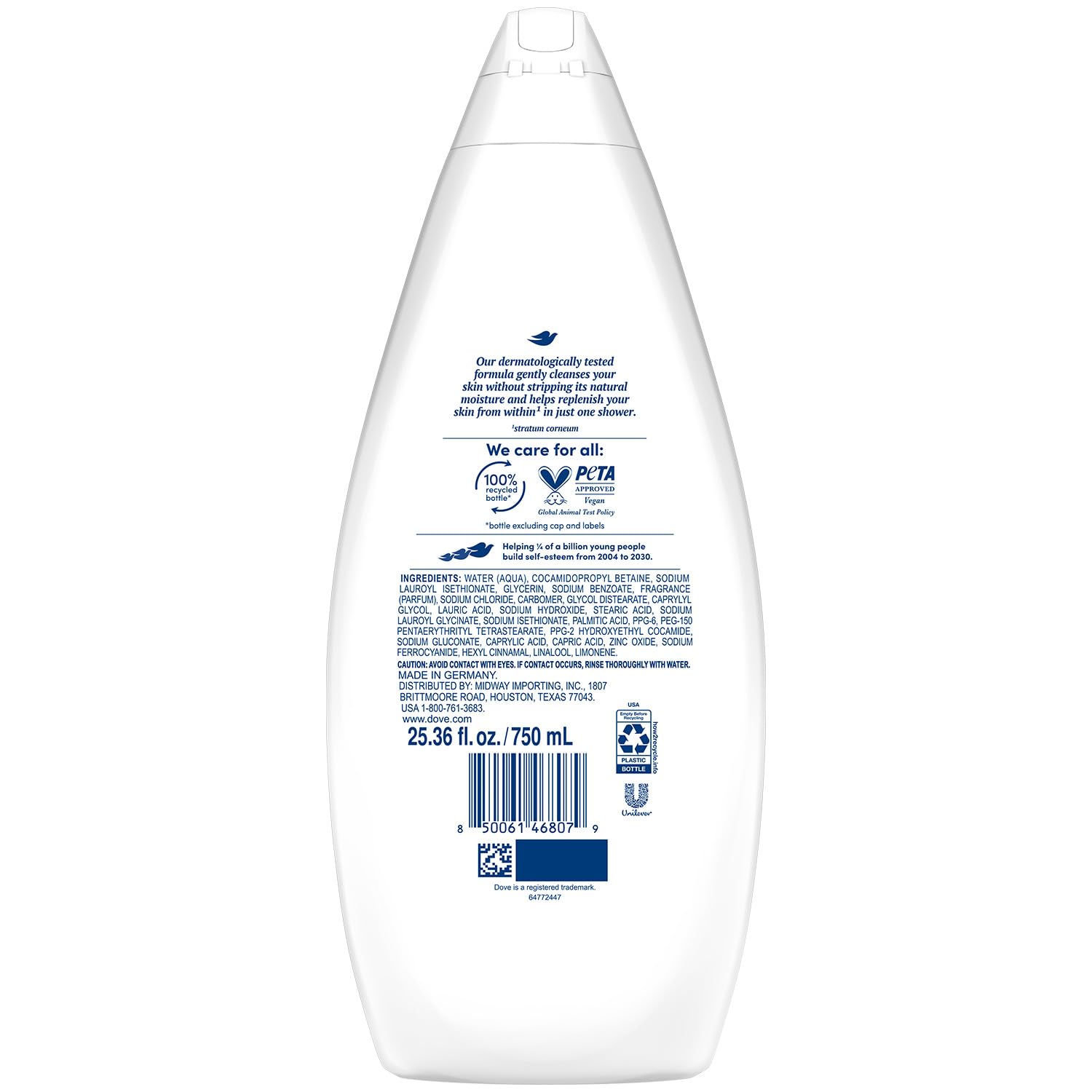 Close-up of creamy lather delivering gentle hydration.