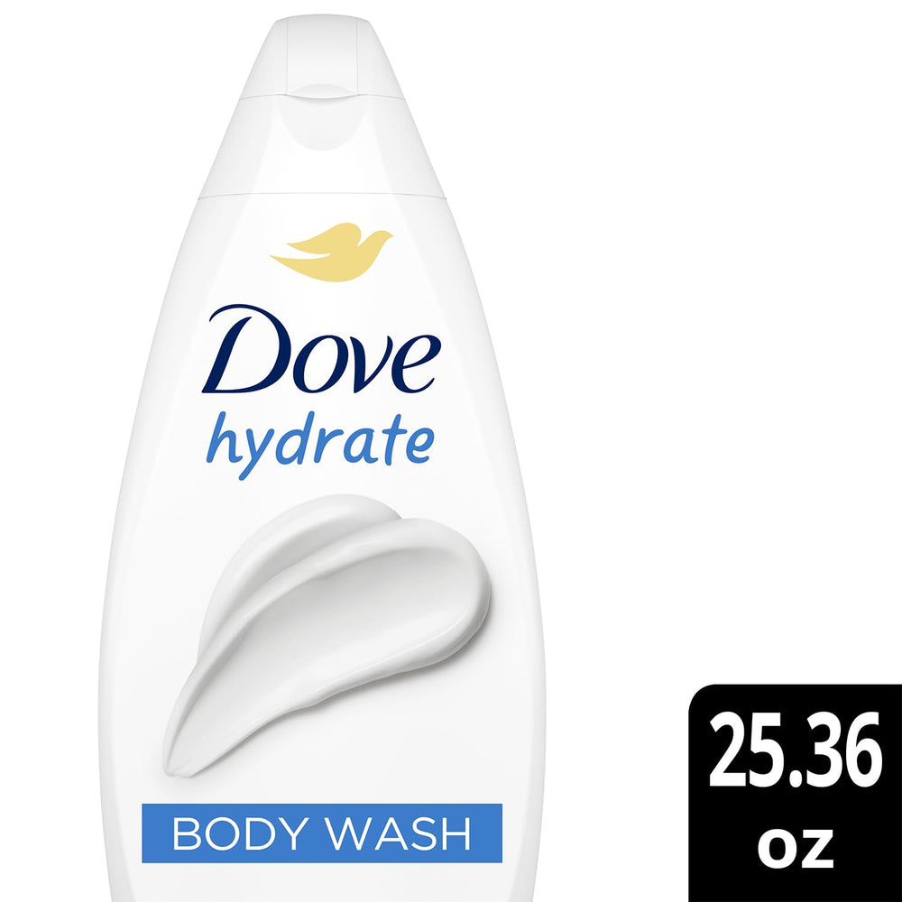 Skin after shower feels soft and smooth with Dove Hydrate.