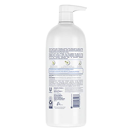 Dove Hydration Spa Conditioner dispenser for easy, even application.