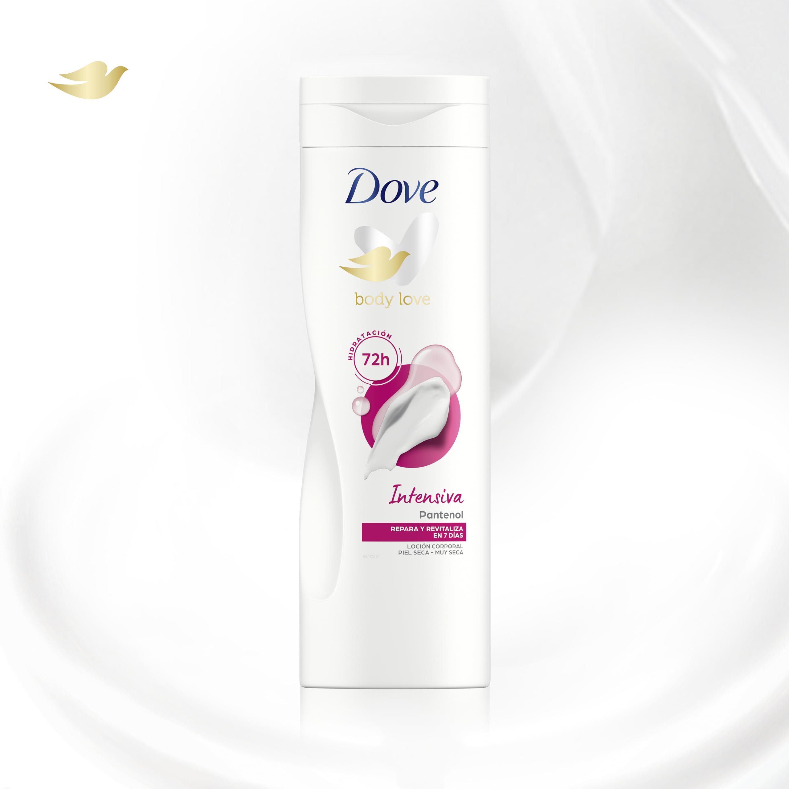 Dove Intense Nourishment application routine suggests regular use.