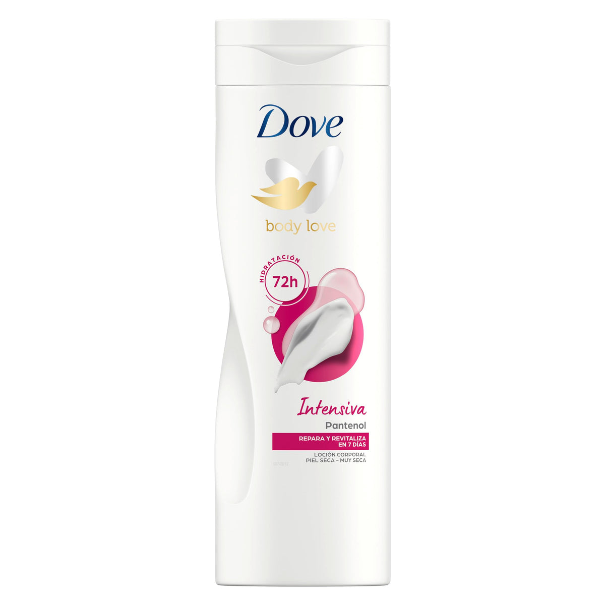 Dove Intense Nourishment bottle 250ml for easy daily moisturizing.