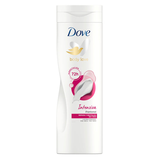 Dove Intense Nourishment bottle 250ml for easy daily moisturizing.