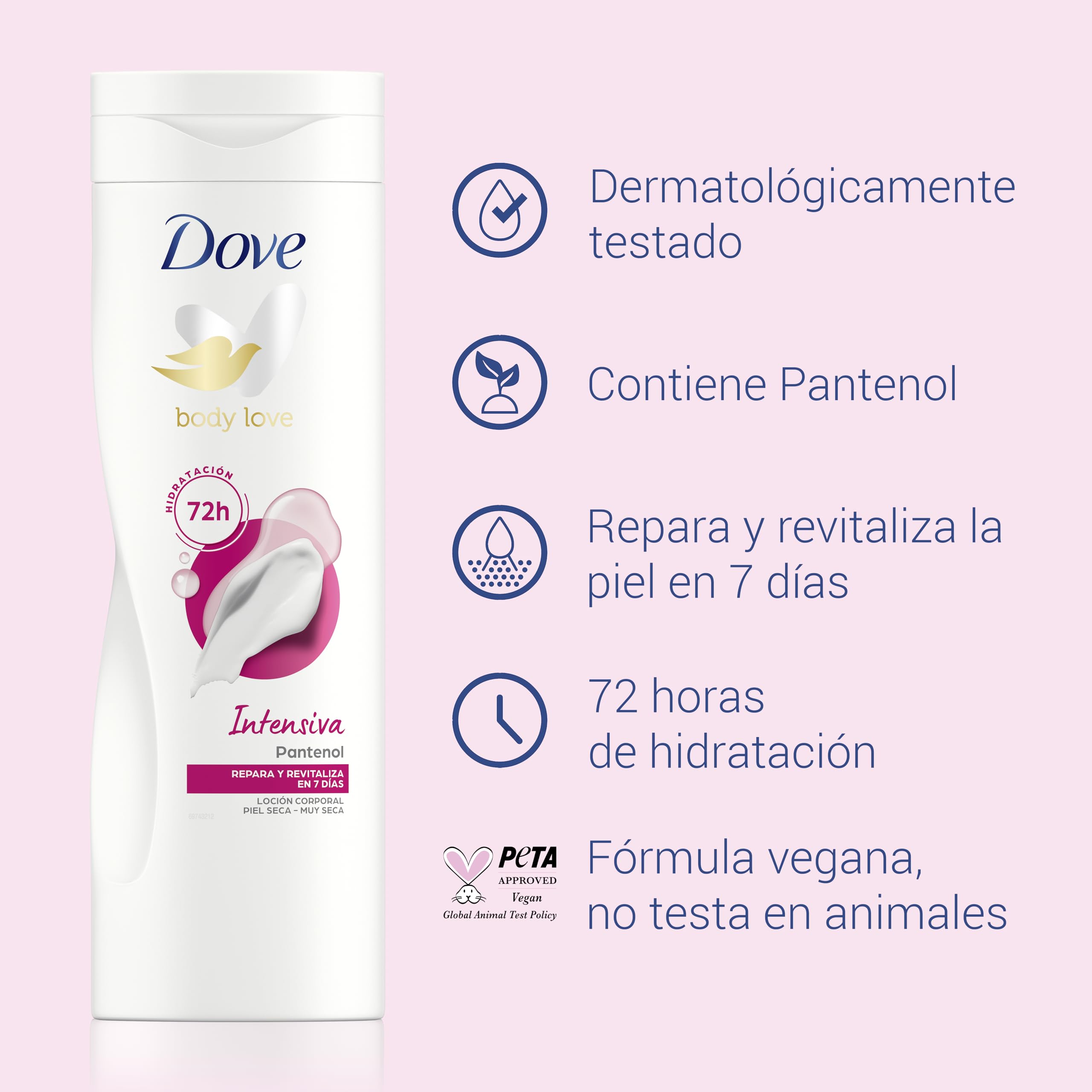 Dove Intense Nourishment close-up reveals smooth skin glow.