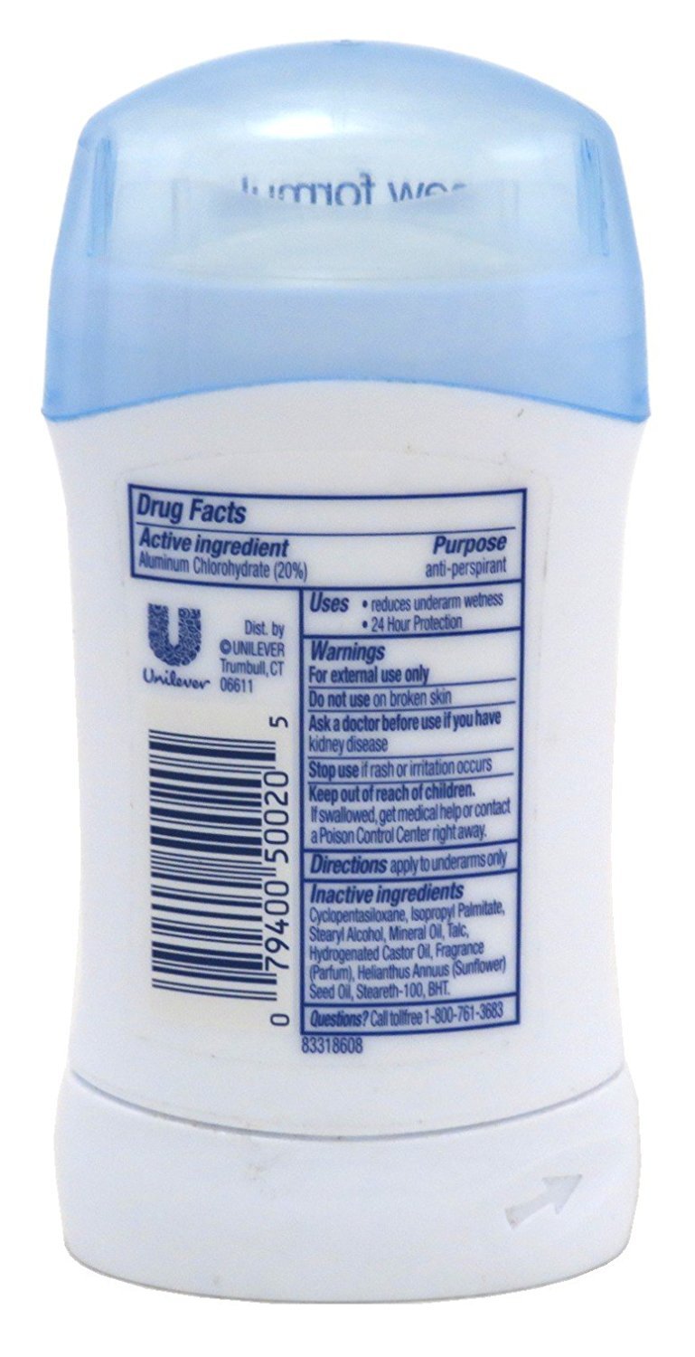 Dove Invisible Solid Powder in use showing smooth, invisible finish underarms.