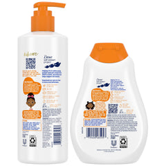 Dove Kids Styling Curl Cream tube provides defined, frizz-controlled curls for kids.