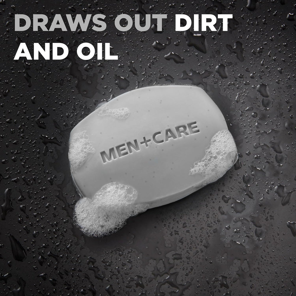 Dove Men+Care 12-bar pack on display for everyday grooming value.
