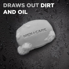 Dove Men+Care 12-bar pack on display for everyday grooming value.