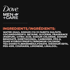 Dove Men+Care 2-in-1 bottle on dresser conveys ready-to-use daily routine.