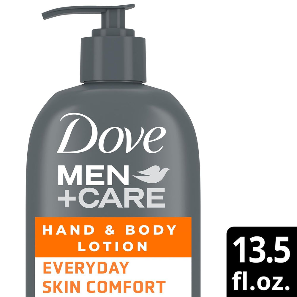 Dove Men+Care application on forearm after shower for smooth skin.