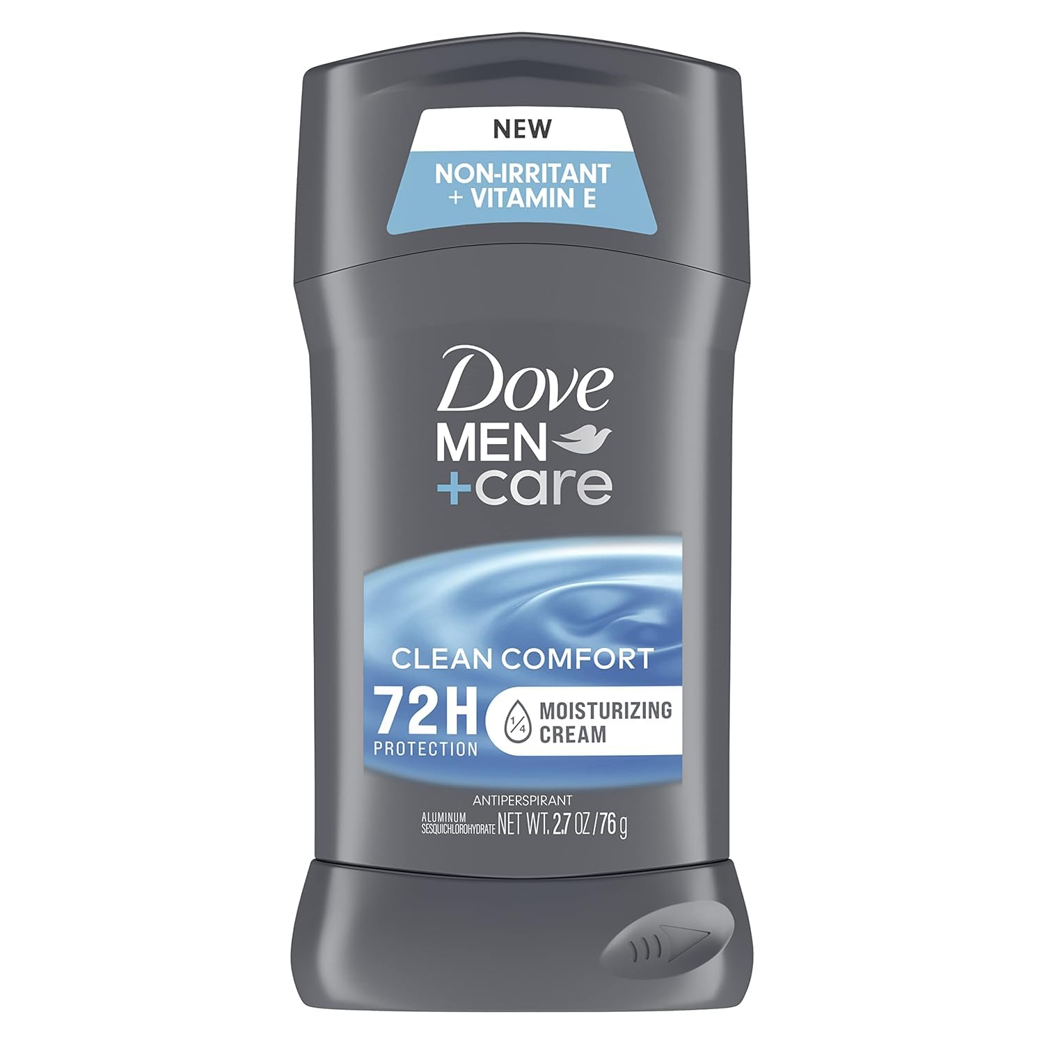 Dove Men+Care Clean Comfort Antiperspirant Stick in a 3-pack for daily freshness.