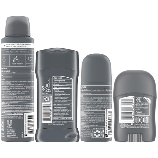 Dove Men+Care Clean Comfort dry spray full-size delivering fast, long-lasting freshness.