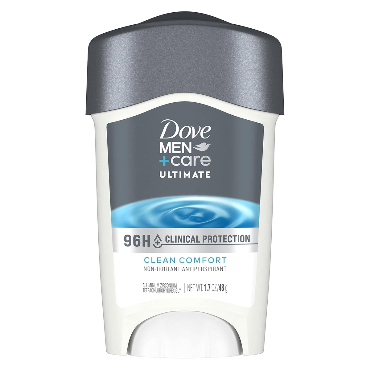 Dove Men+Care Clinical Protection solid in Clean Comfort with long-lasting freshness for workouts