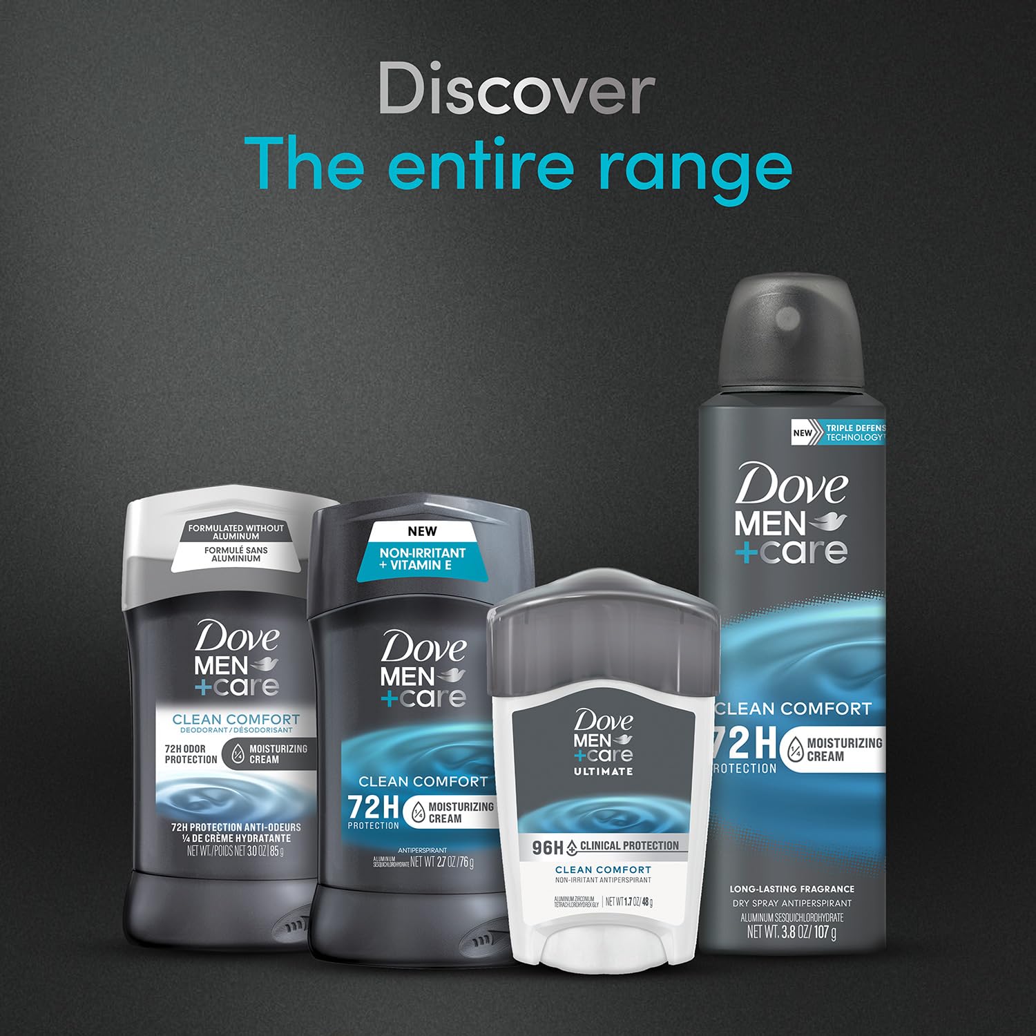 Three-pack product image conveying value and long-lasting freshness.