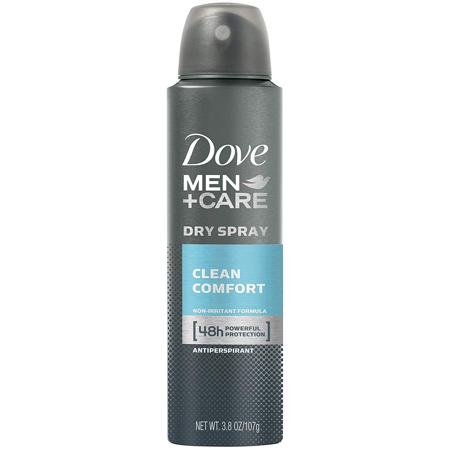 Dove Men+Care Dry Spray applied underarm for quick drying