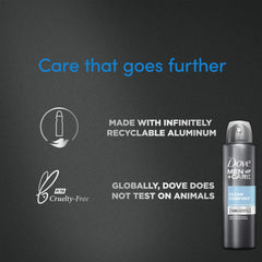 Dove Men+Care five-ounce cans ideal for travel and daily use.