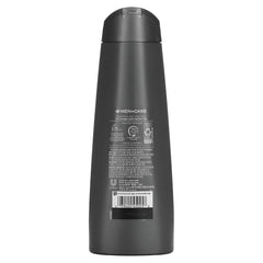 Dove Men+Care Fortifying Shampoo lather demonstrating refreshing, invigorated hair.