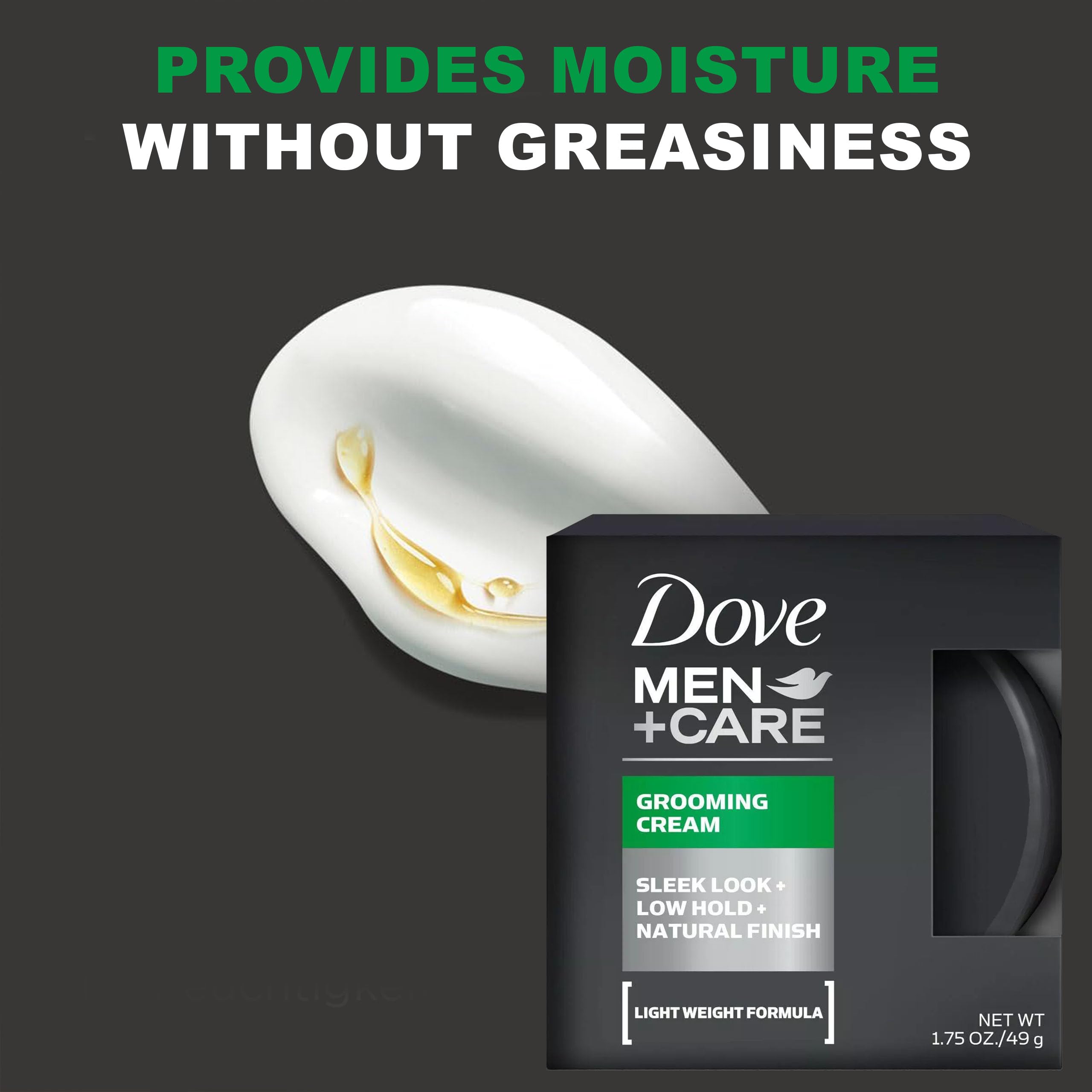 Dove Men+Care Grooming Cream natural texture for casual, everyday looks.