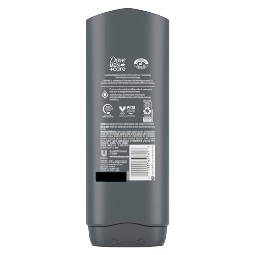 Close-up of minerals and sage ingredients from Dove Men+Care for a gentle cleanse