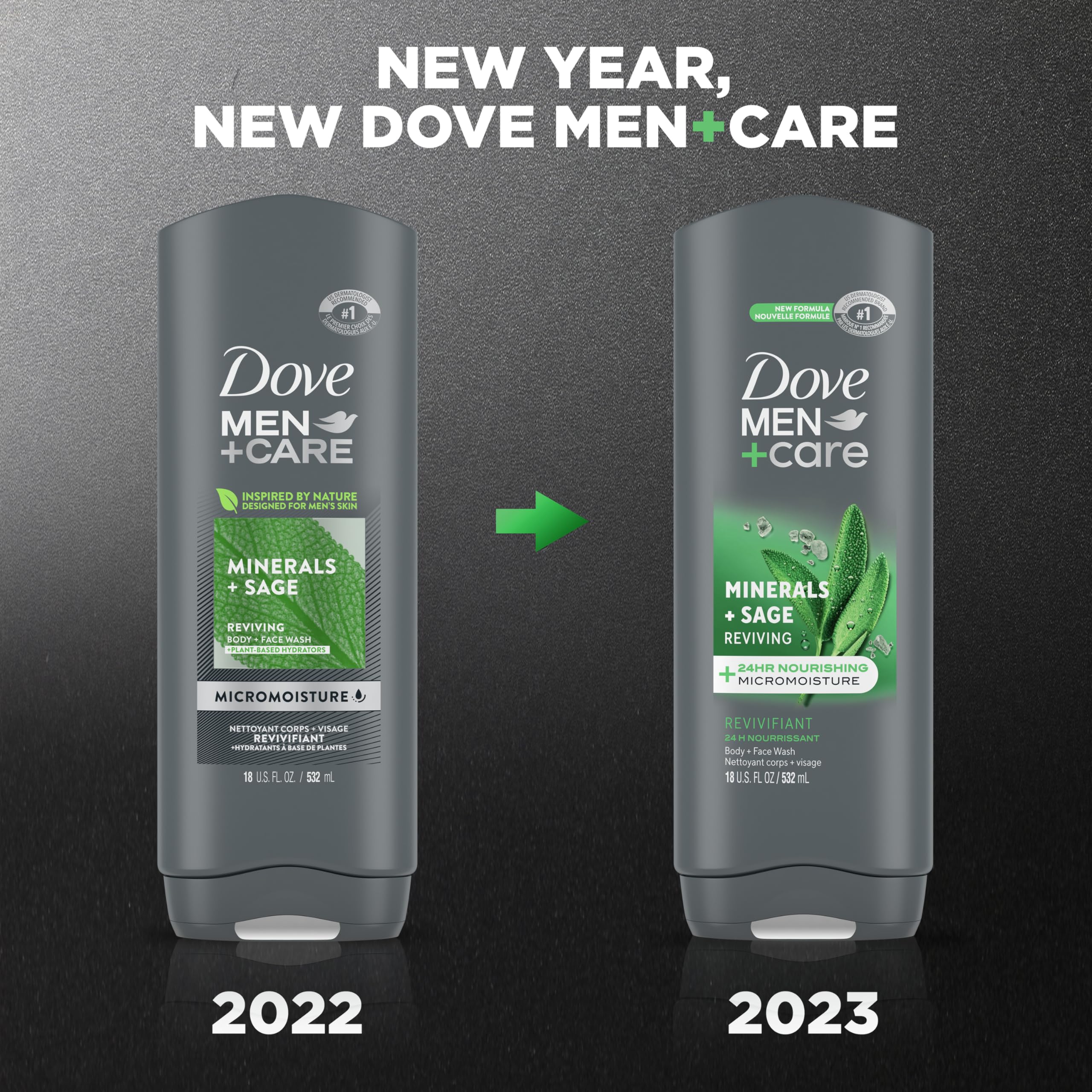 Refreshing shower scene with Dove Men+Care Mineral and Sage for a revitalizing start