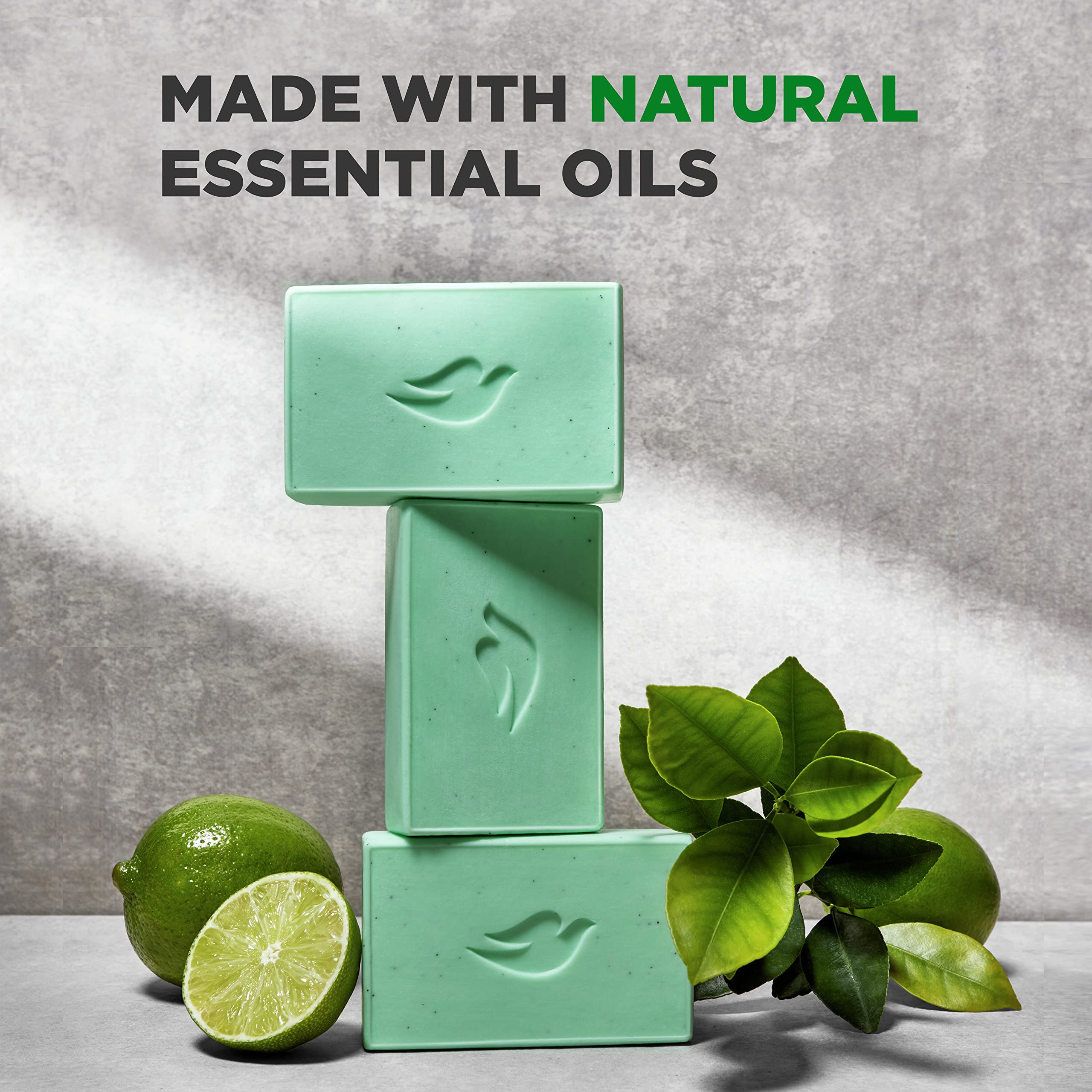 Moisturizing formula shown for hydration versus ordinary soap.