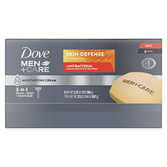 Dove Men+Care Skin Defense Bar lather forming during shower.