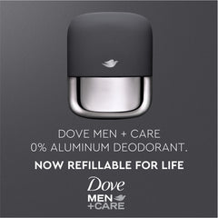 Dove Men+Care aluminum-free deodorant preserves skin comfort all day.