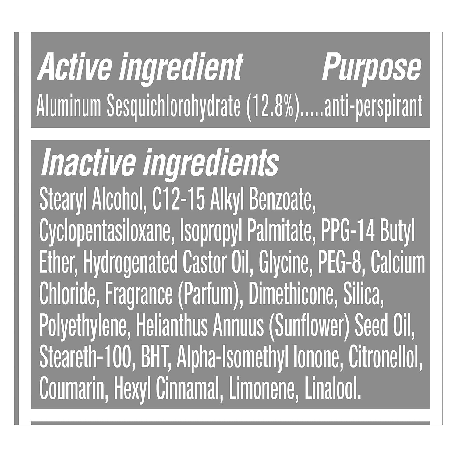 Protects against sweat and odor without clogging pores.