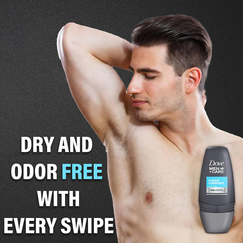 Dove Men+Care moisturiser technology close-up emphasizing skin-friendly protection